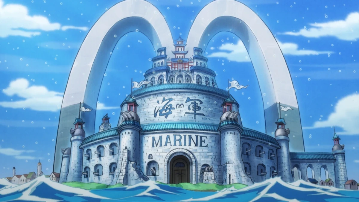 Marine Headquaters in One Piece | Toei Animation