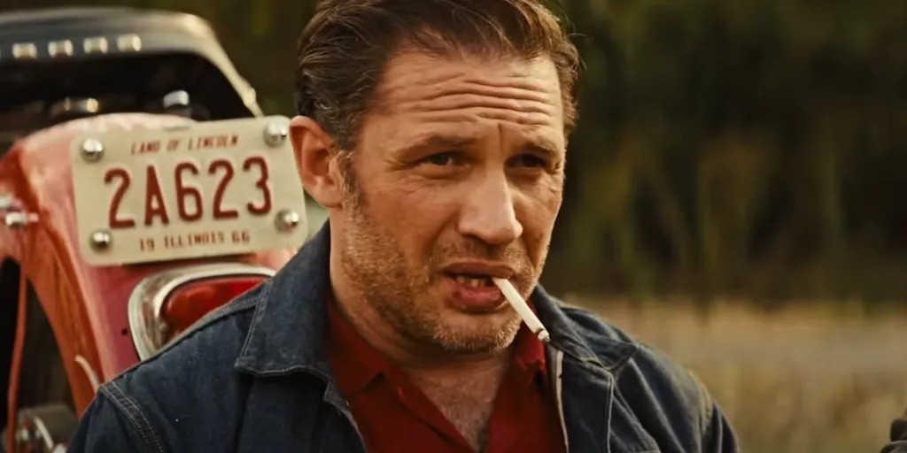Tom Hardy plays Johnny, a leder of a notorious biker gang in The Bikeriders | Focus Features