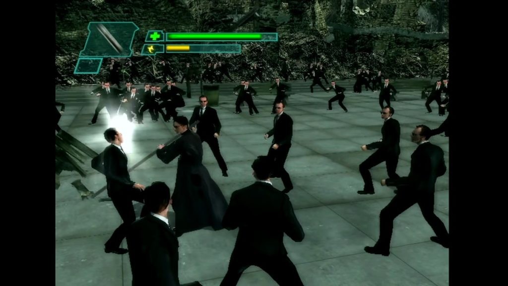 Gameplay screenshot of The Matrix: Path of Neo