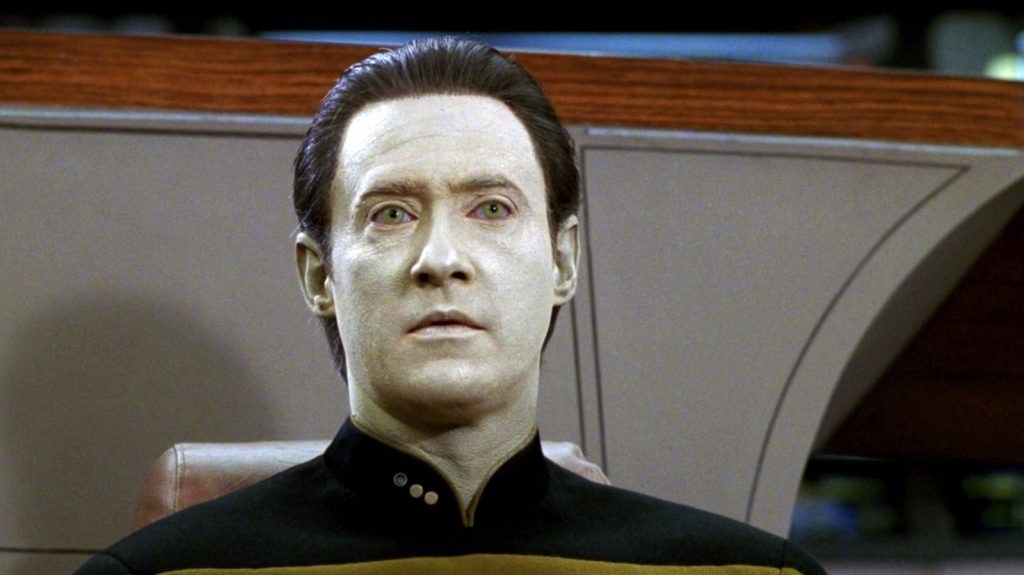 Brent Spiner as Data in Star Trek The Next Generation [Credit: Paramount Domestic Television]