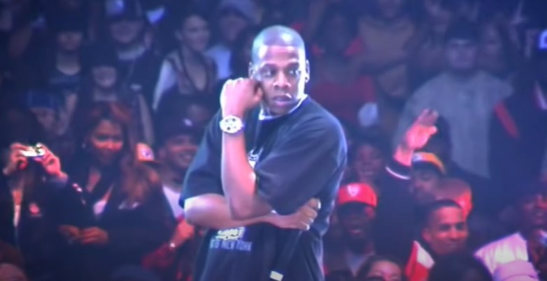 Jay-Z looks scared-to-death after allegedly making Beyoncé mad [Credits: Rap Hub | YouTube]