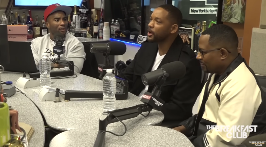 Will Smith avoided talking about their salaries in the interview