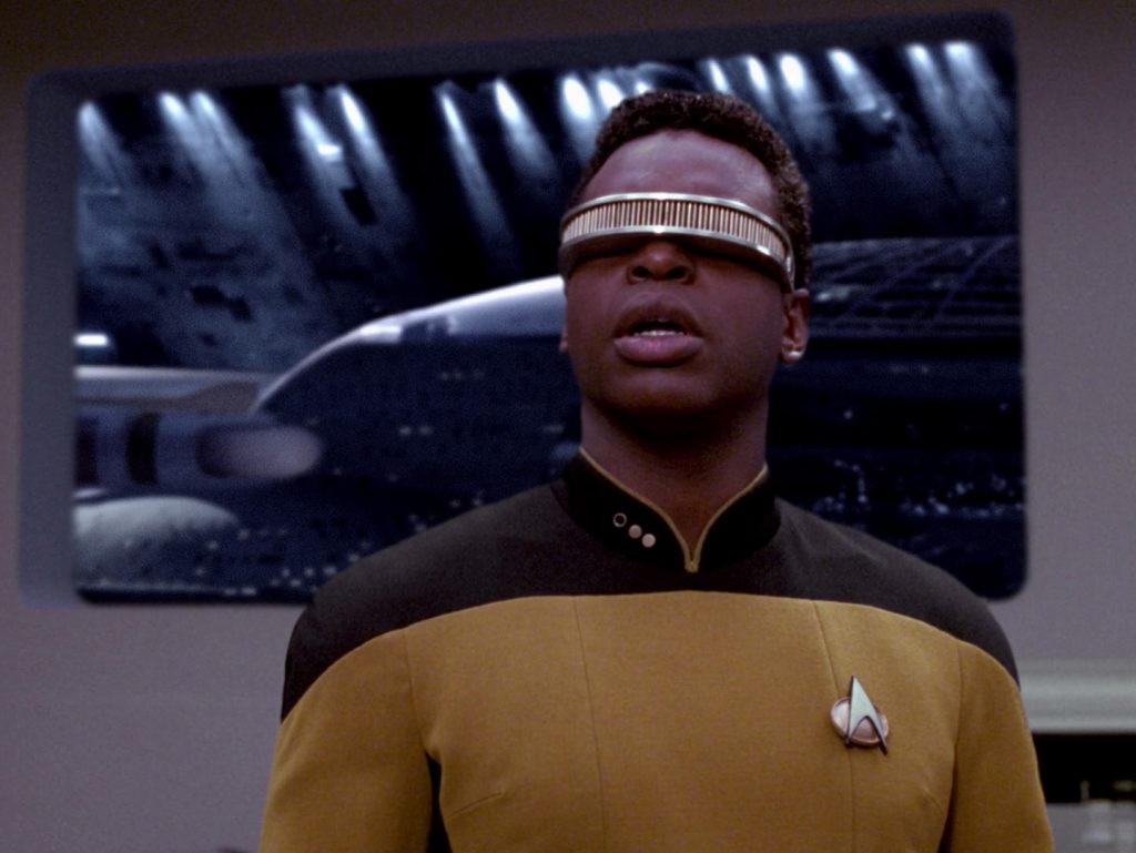 LeVar Burton in Star Trek: The Next Generation