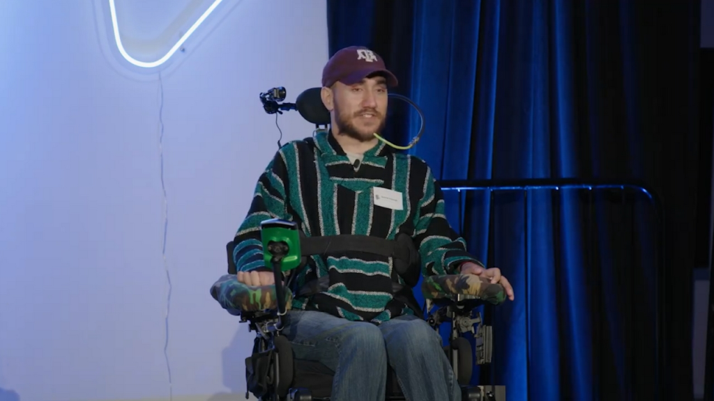 Noland Arbaugh is the first human to be implanted with the BCI by Elon Musk's Neuralink.