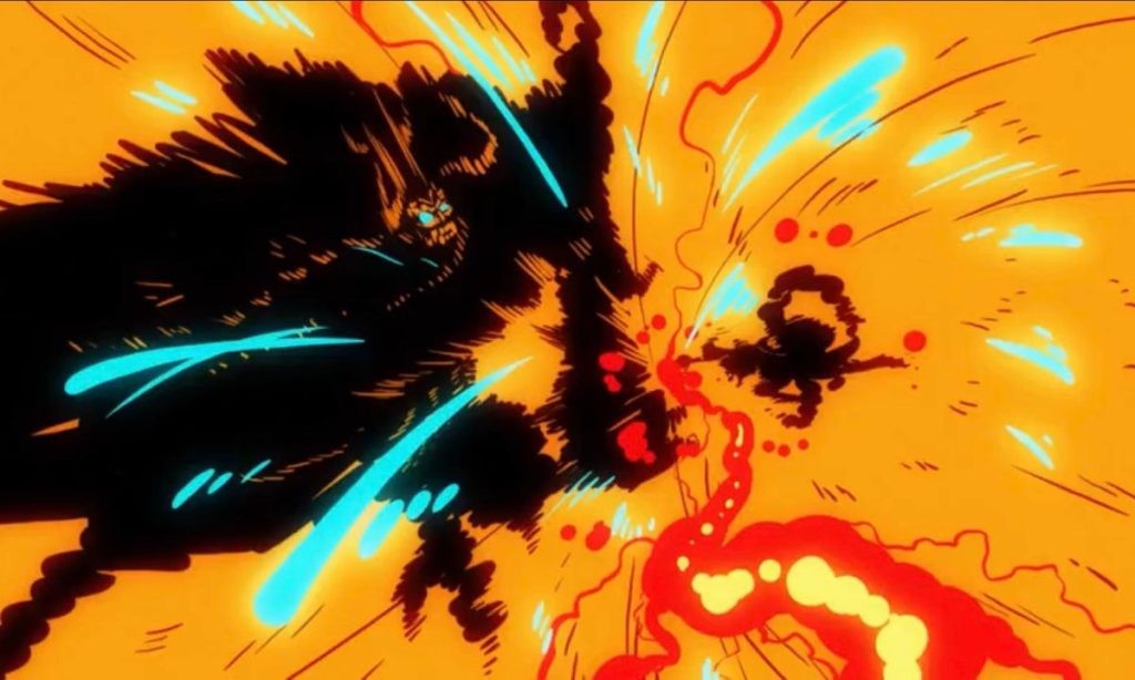 Luffy Vs Kaido Impact Frame by Vincent Chansard | Toei