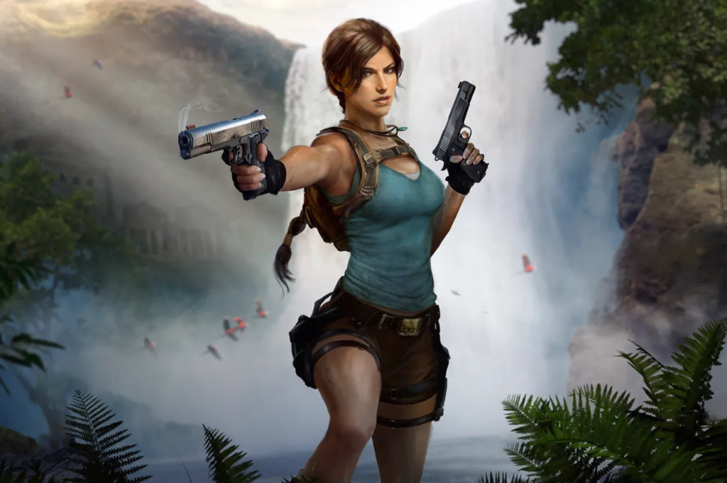 Lara Croft the Tomb Raider has a new look.