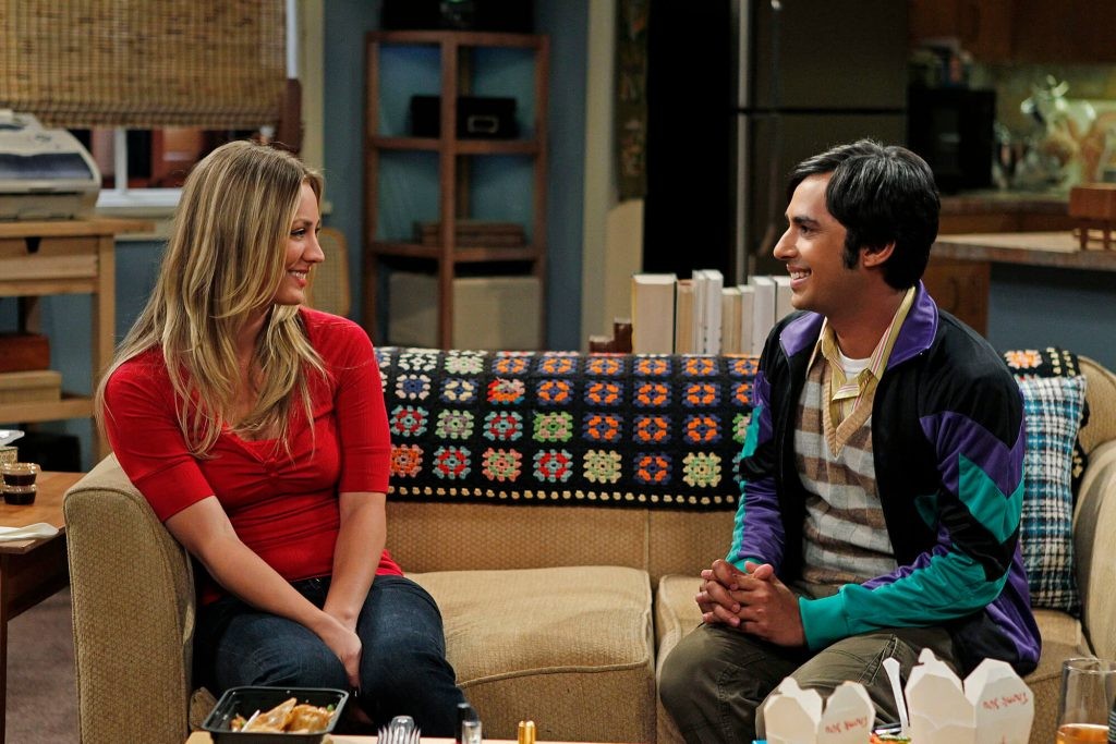 Raj and Penny in a still from the series. | Credit: CBS.