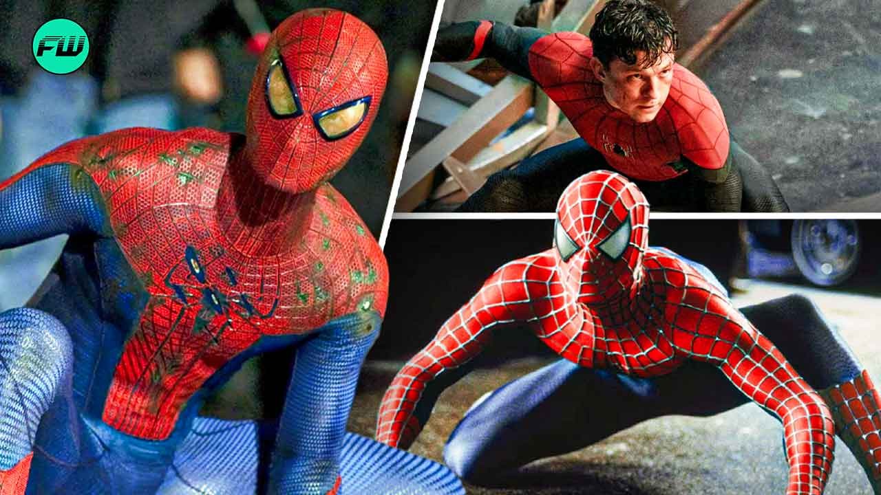 andrew garfield’s spider-man, tobey maguire and tom holland