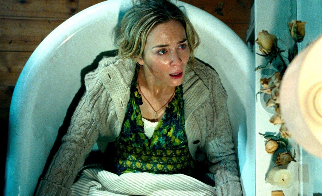 Emily Blunt in A Quiet Place. | Credit: Paramount Pictures.