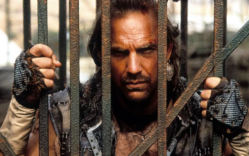 Kevin Costner in a still from Waterworld