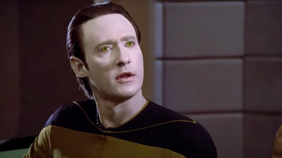 Brent Spiner in a still from Star Trek: The Next Generation 
