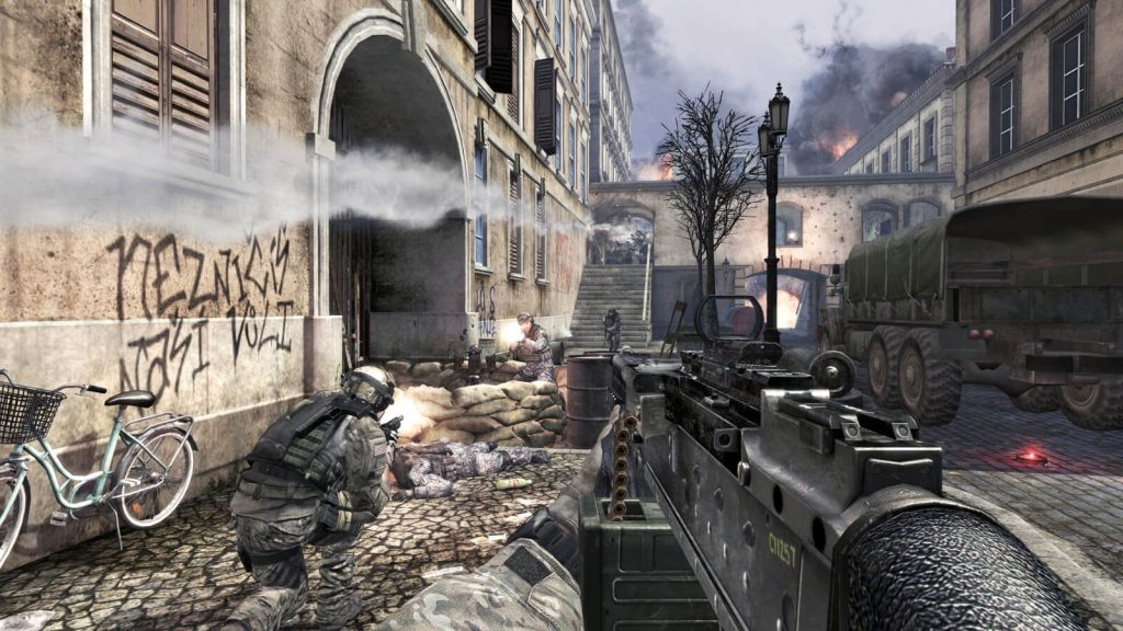 Modern Warfare 3 first person perspective gameplay