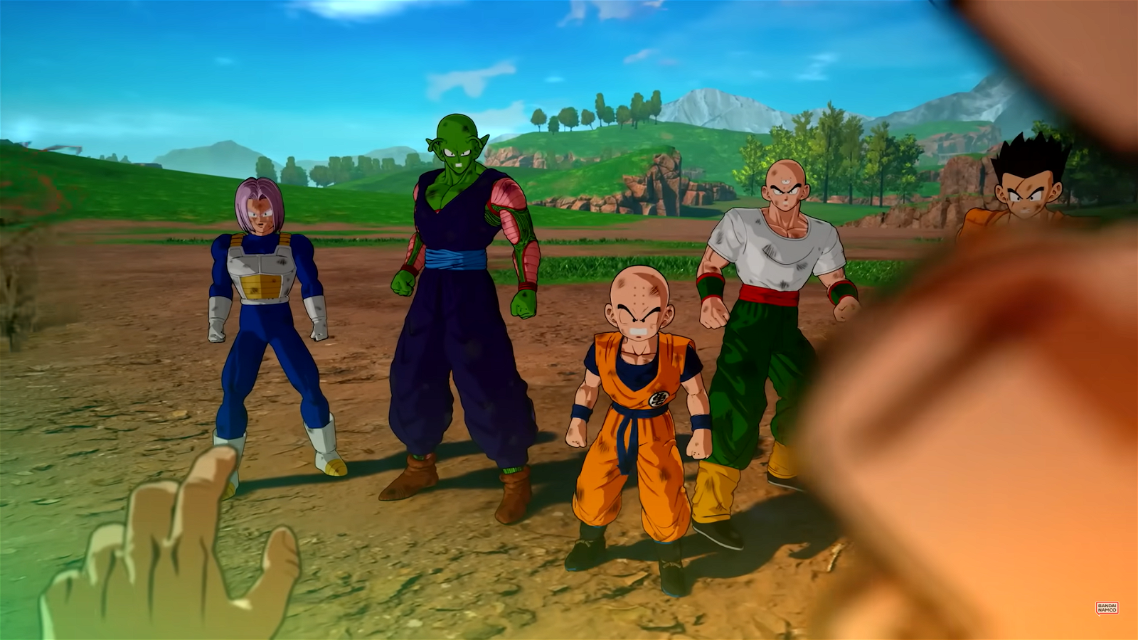 A recreation of Cell Saga from first person perspective in Dragon: Ball Sparking Zero. Credits: Bandai Namco
