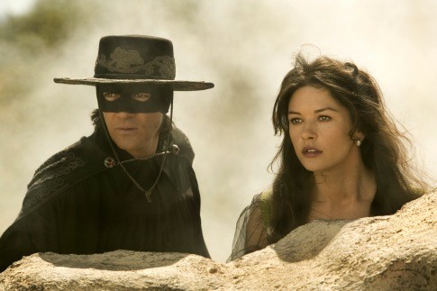 Antonio Banderas and Catherine Zeta-Jones in The Legend of Zorro (2005)