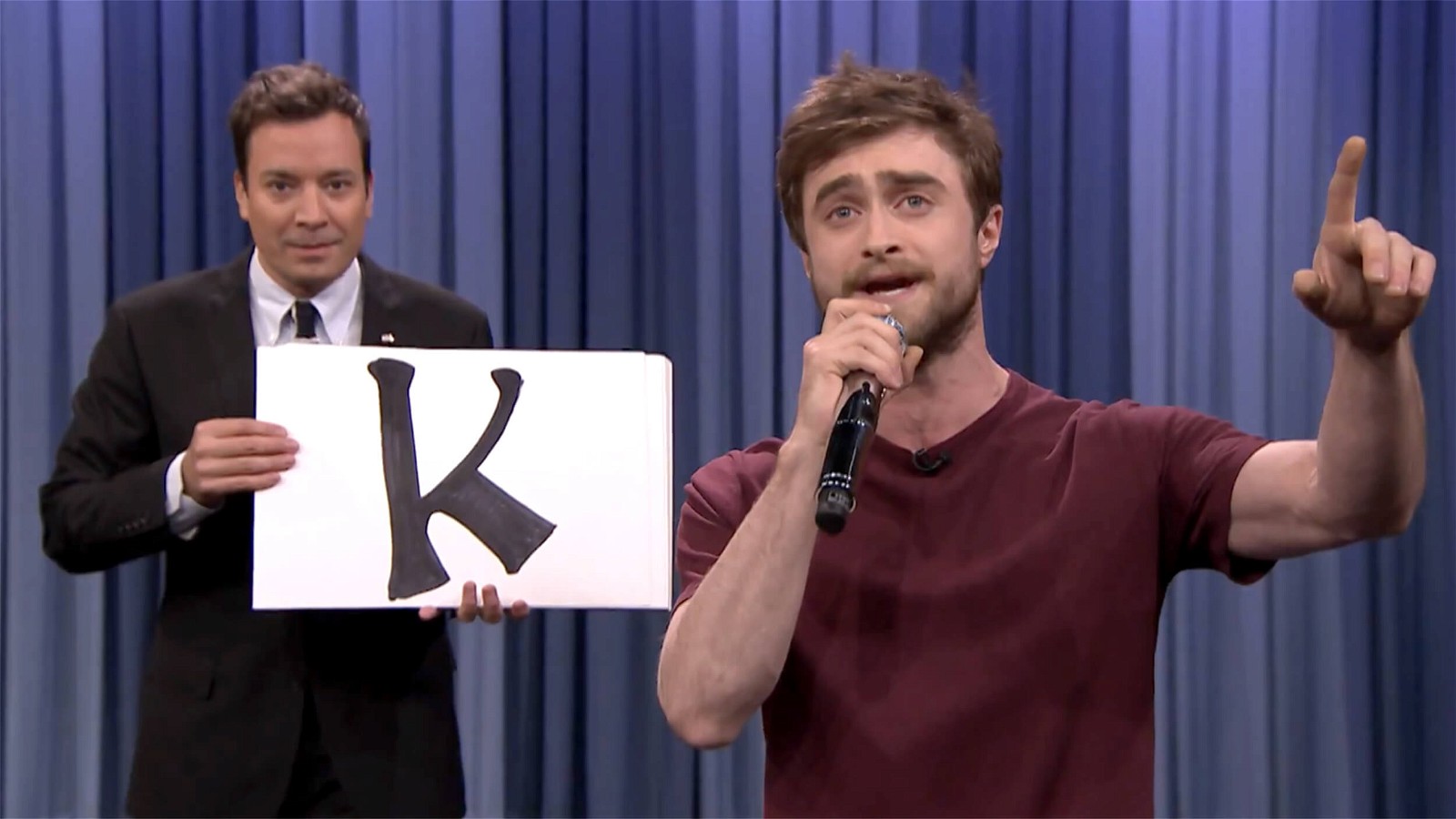 Daniel Radcliffe flaunted his rapping skills at The Tonight Show