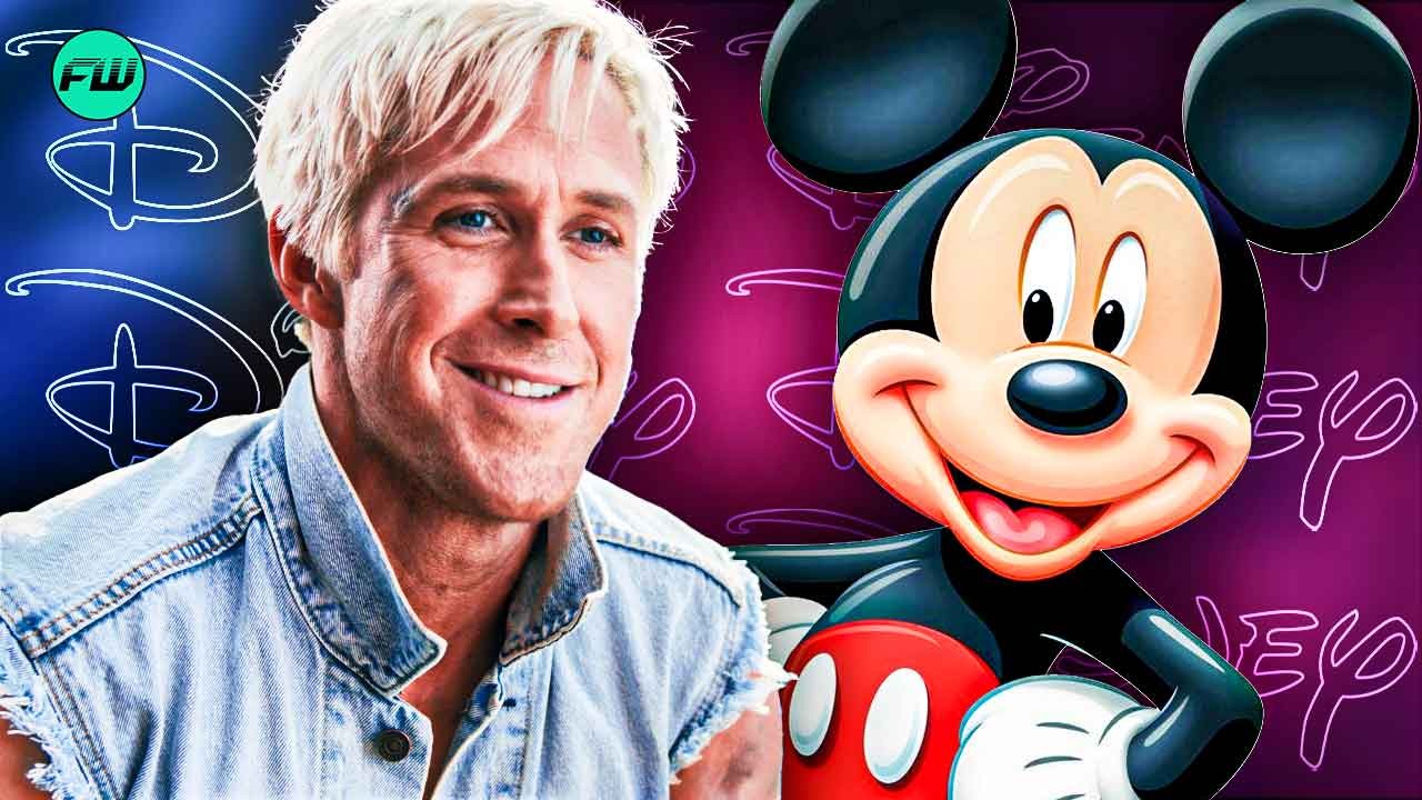 Ryan Gosling and Mickey Mouse