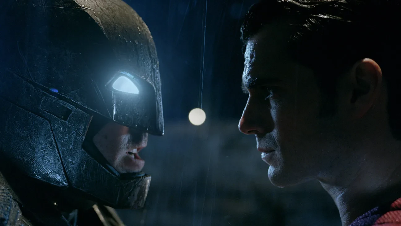 Ben Affleck as Batman and Henry Cavill as Superman in Dawn of Justice
