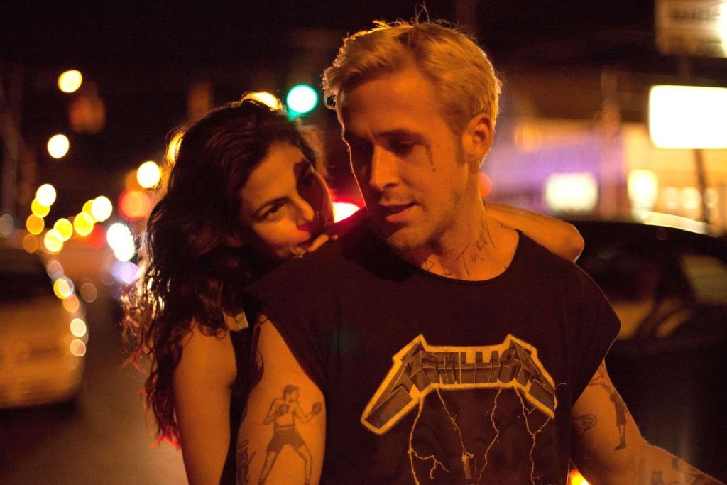 Real-life couple Eva Mendes and Ryan Gosling in The Place Beyond The Pines