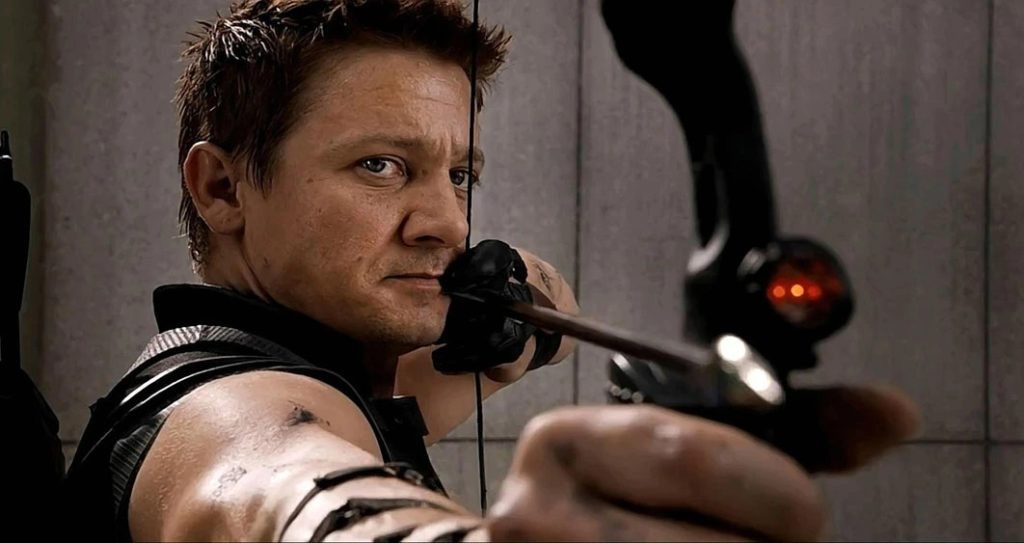 Jeremy Renner as Hawkeye in The Avengers [Credit: Marvel Studios]
