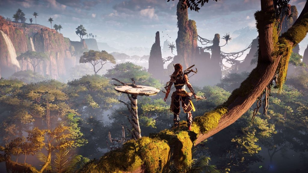 Image of Aloy from the Horizon video game series. 