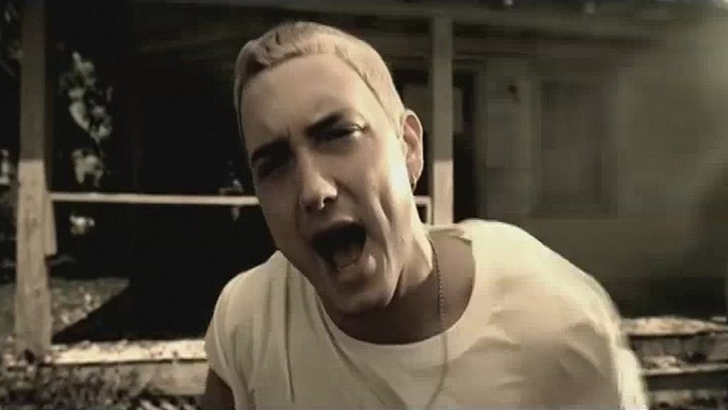 Eminem in the music video for 'The Way I Am'