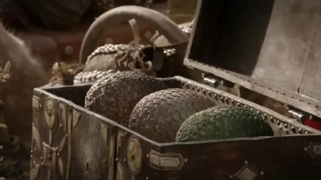 The dragon eggs as shown in Game of Thrones