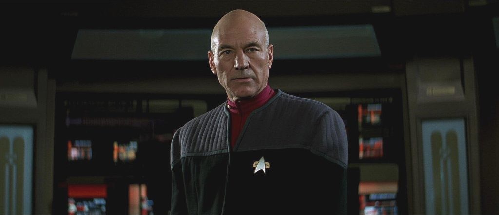 Patrick Stewart as Captain Picard in Star Trek: TNG