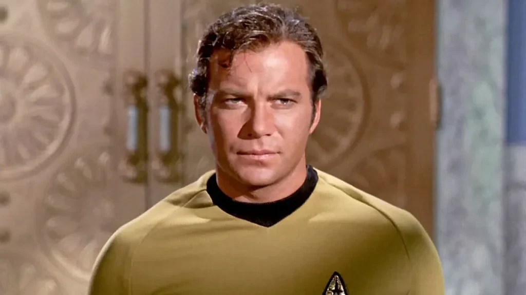William Shatner as Captain James T. Kirk in Star Trek