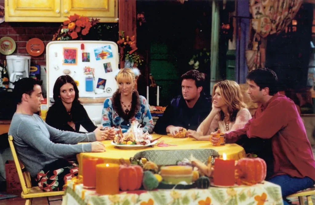 The cast of the sitcom Friends