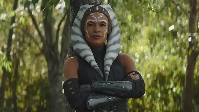 Rosario Dawson as Ahsoka in the Star Wars franchise