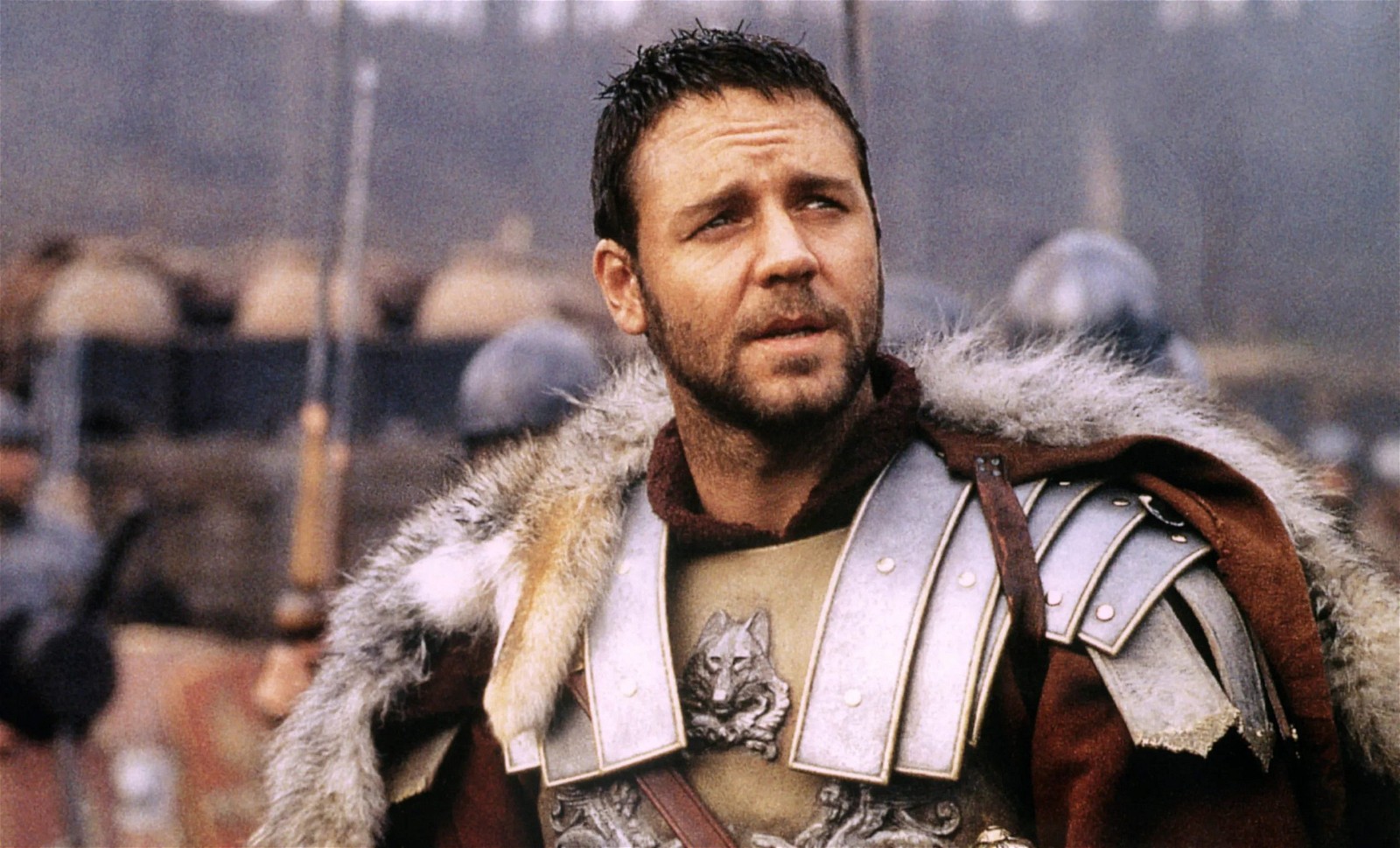 Russell Crowe as Maximus Decimus Meridius in Ridley Scott's Gladiator | DreamWorks Distribution