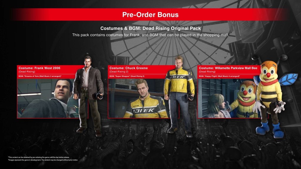Pre-order Dead Rising Deluxe Remaster to get these bonuses (Image via Capcom)