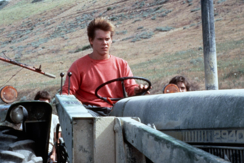 Kevin Bacon became a star with his role in Footloose