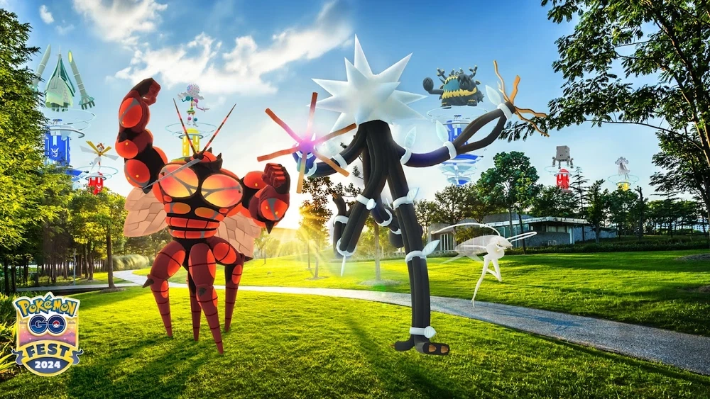 Official artwork from Pokemon Go's 2024 Fest. 