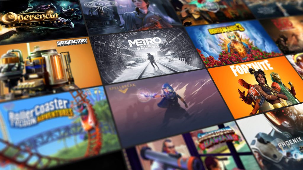 Collection Epic Games Store.