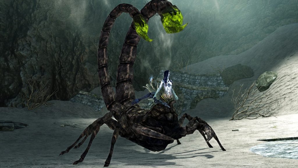 Najka, la scorpionne dans Dark Souls 2