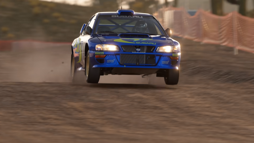 The new Subaru Impreza Rally Car in Gran Turismo 7's July update 