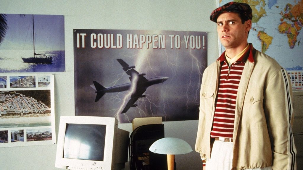 Jim Carrey as Truman Burbank in The Truman Show