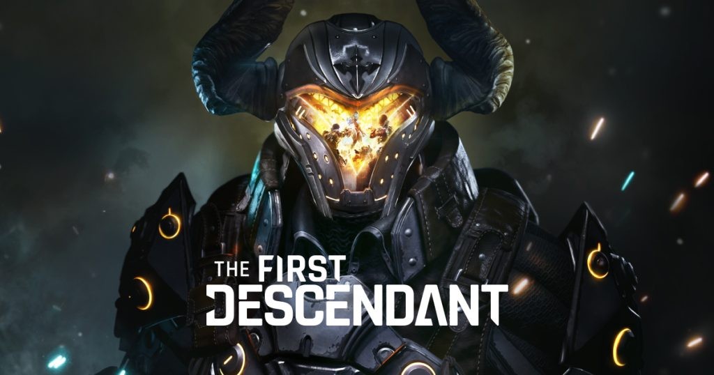 The image shows The First Descendant's Official Title Image. 