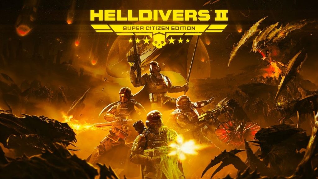 Helldivers 2 cover art with the title.