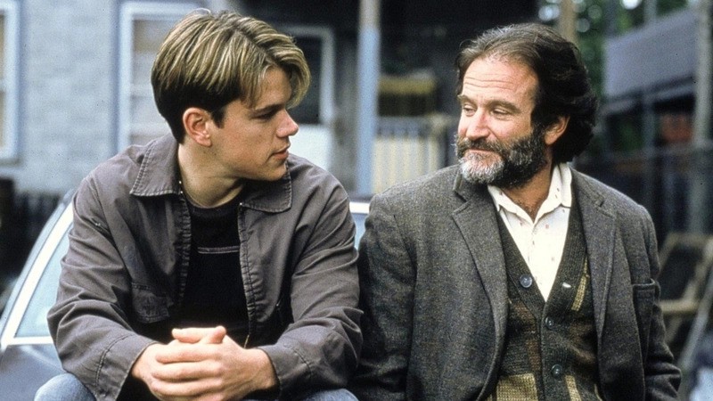 Matt Damon and Robin Williams in Good Will Hunting | Miramax Films