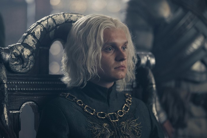 Tom Glynn-Carney as King Aegon II Targaryen in HOTD 2