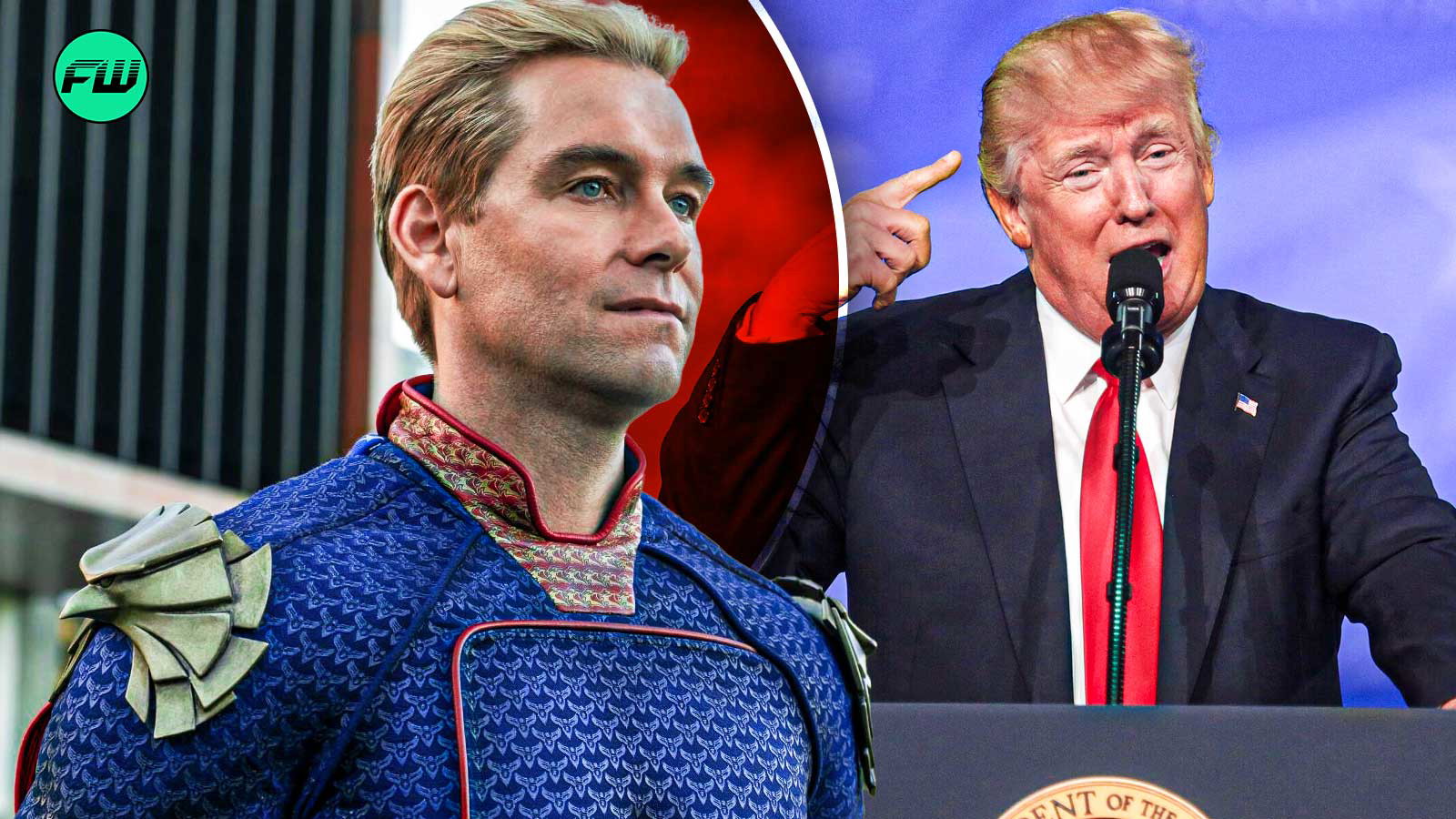 antony starr’s homelander, donald trump