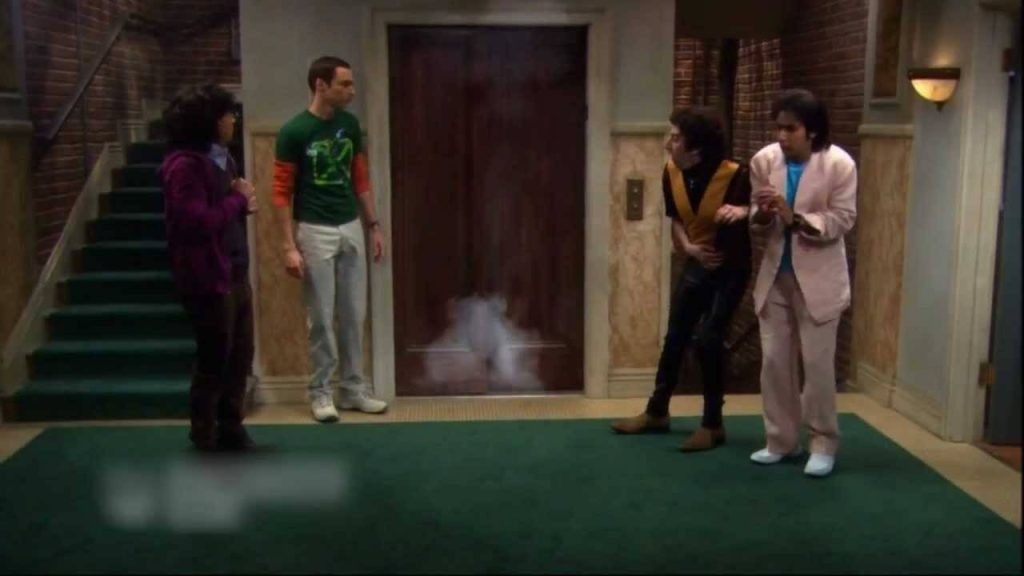 The broken elevator was a prominent plot device in TBBT