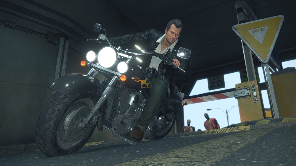 A gameplay shot of Dead Rising Deluxe Remake