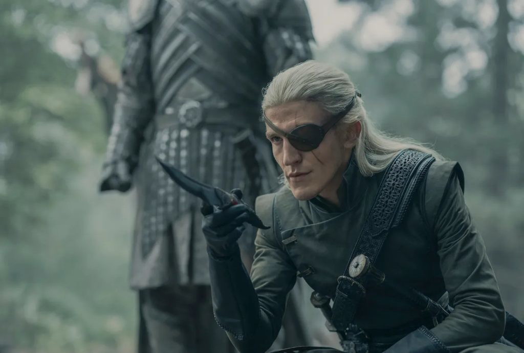 Ewan Mitchell as Aemond Targaryen in episode 4 of House of the Dragon season 2 | HBO
