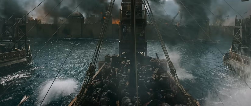 Naval Battle scene in Gladiator 2 | Paramount Pictures
