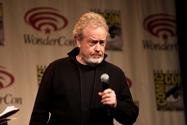 Ridley Scott speaking at the 2012 WonderCon in Anaheim,