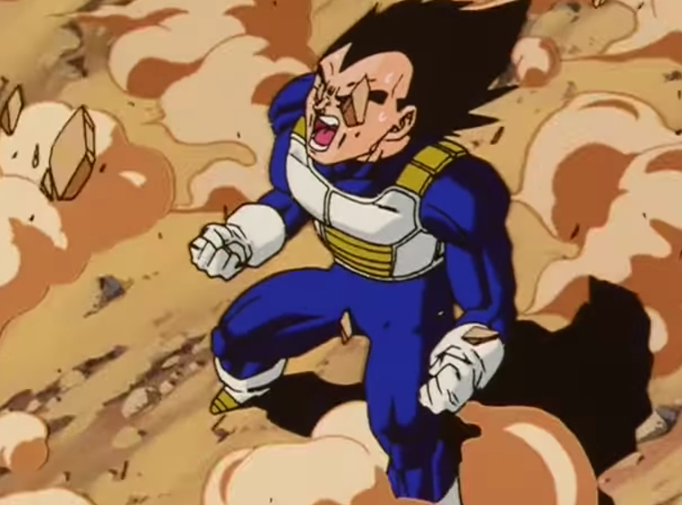 Vegeta was traumatized after Future Trunks was killed by Perfect Cell