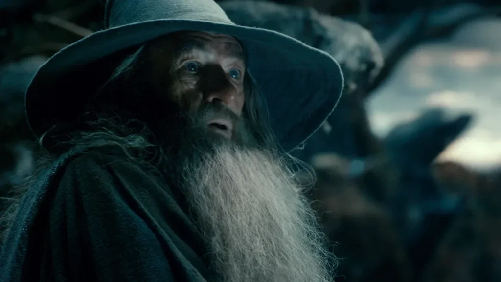 Ian McKellen as Gandalf in the movie series Lord of the Rings | New Line Cinema